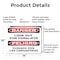 Signmission Look Out For Forklifts Bilingual, 14 in W x Rectangle, Aluminum OS-2PACK-DS-A-1014-L-19425 - alternate 5